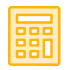 icon illustration of a calculator