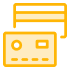 icon illustration of a credit card