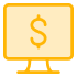 icon illustration of a computer